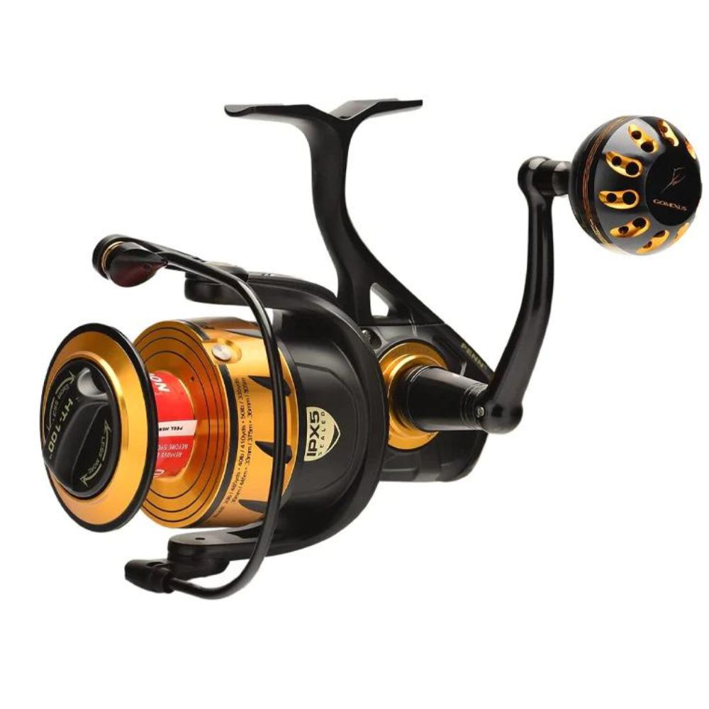 GOMEXUS Spinning Reel Custom Accessorie PENN Slammer/Spinfisher 2500-4500 PLUG & PLAY HANDLE BLK/GD - Image 7