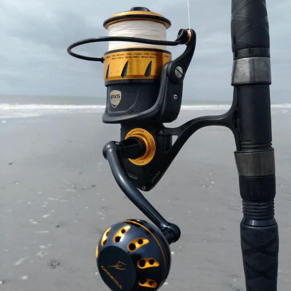 GOMEXUS Spinning Reel Custom Accessorie PENN Slammer/Spinfisher 2500-4500 PLUG & PLAY HANDLE BLK/GD - Image 8