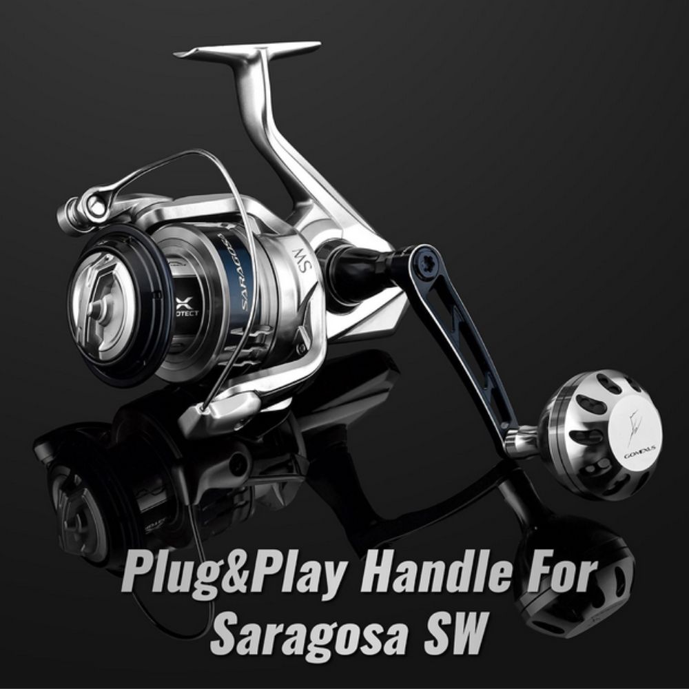 GOMEXUS Spinning Reel Custom Accessorie Shimano Saragosa SW PLUG & PLAY HANDLE - Image 2