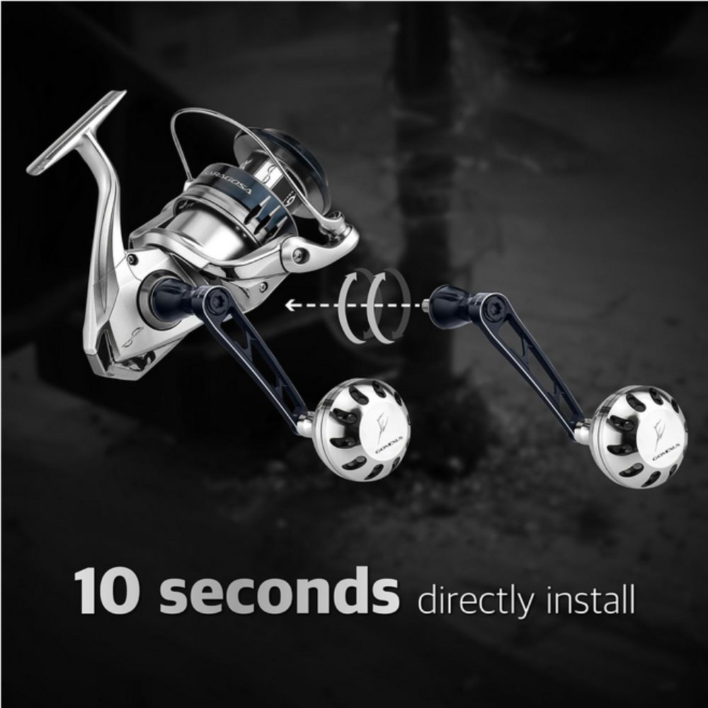GOMEXUS Spinning Reel Custom Accessorie Shimano Saragosa SW PLUG & PLAY HANDLE - Image 3
