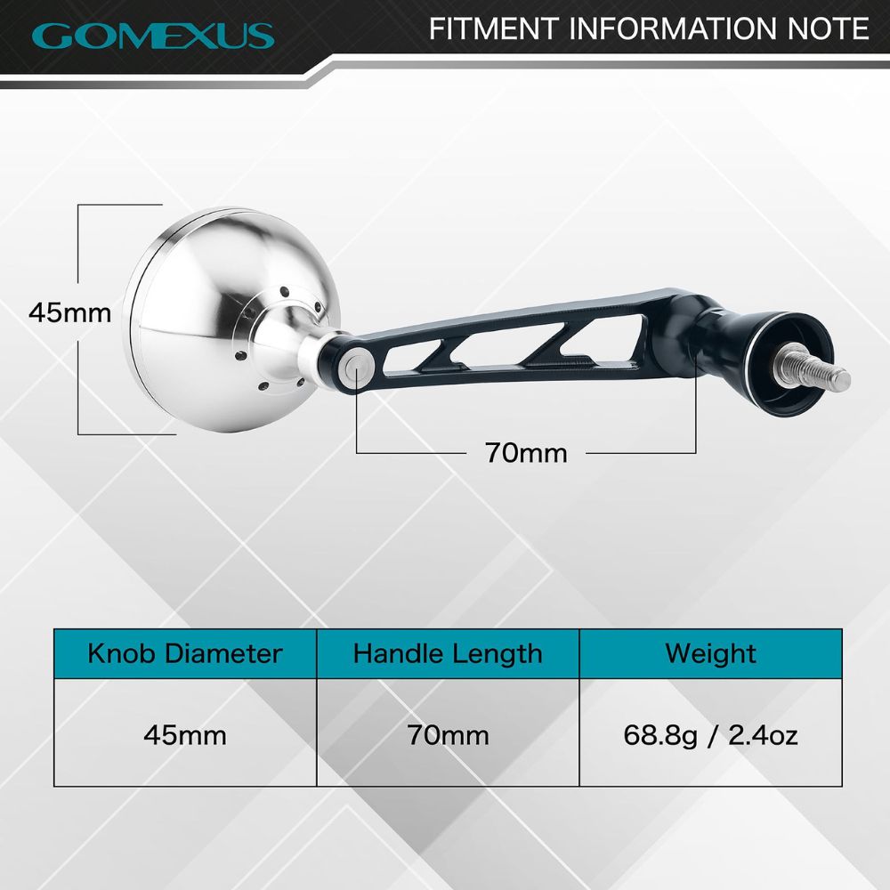 GOMEXUS Spinning Reel Custom Accessorie Shimano Saragosa SW PLUG & PLAY HANDLE - Image 7