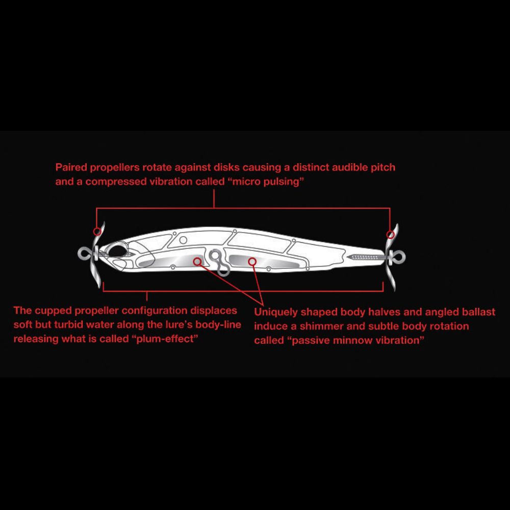 DUO Topwater Prop Lure Realis SPINBAIT 80 - Image 2