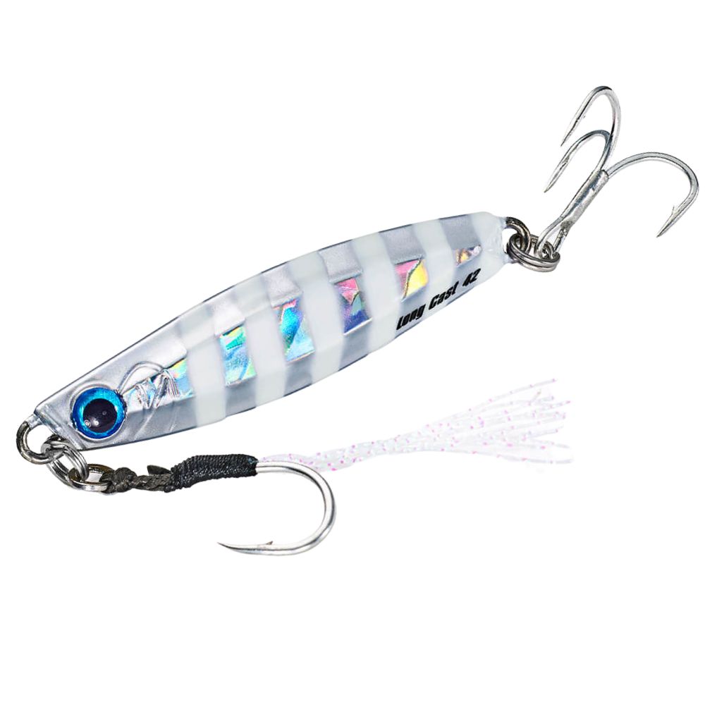 JACKSON Saltwater Fishing Casting Jig Lure METAL EFFECT LONG CAST 42G - Image 7