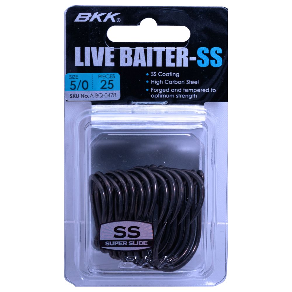 BKK Heavy-Duty Bait Fishing Hook LIVE BAITER-SS Pro Pack 25pcs - Image 7