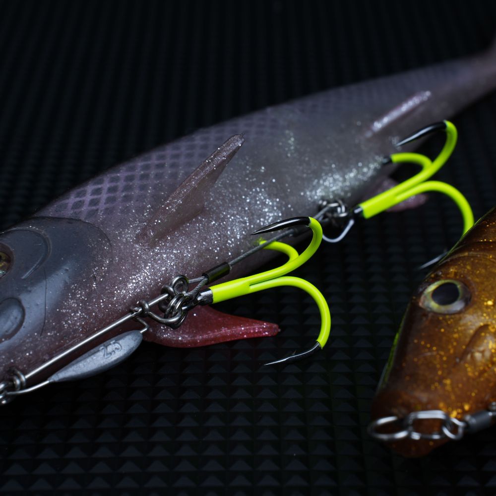 BKK Freshwater Fishing Yellow UV Coated Treble Lure Hook SPEAR-21 UVC - Image 7