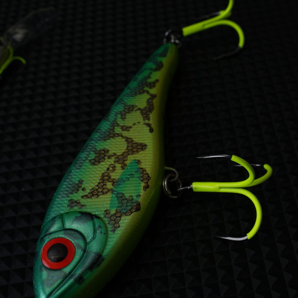 BKK Freshwater Fishing Yellow UV Coated Treble Lure Hook SPEAR-21 UVC - Image 8