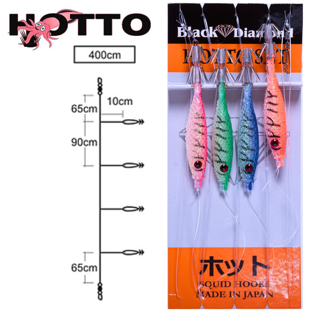 BLACK DIAMOND Squid Fishing Tataki Rig HOTTO Set 402