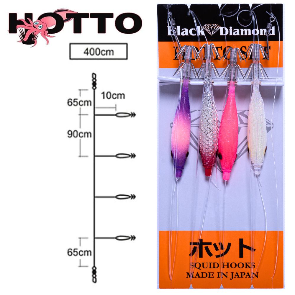 BLACK DIAMOND Squid Fishing Tataki Rig HOTTO Set 403