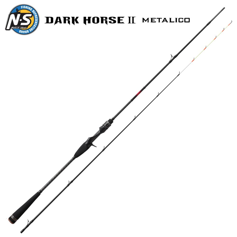 NS BLACK HOLE Boat Squid Fishing Baitcasting Rod DARK HORSE II METALICO B-632MH-ST