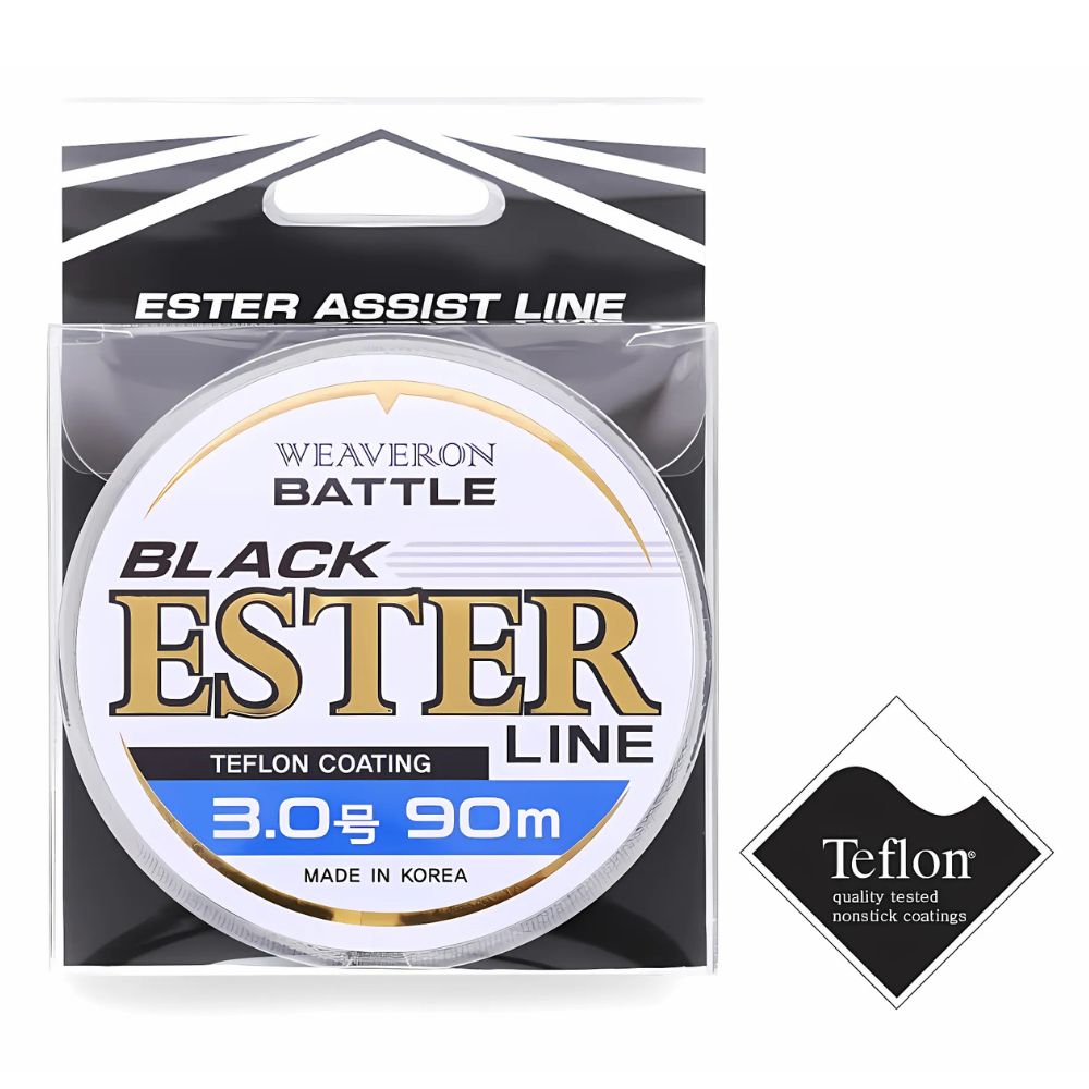 NS Black Hole Weaveron Teflon Coated Battle Black ESTER Line 90m - Image 4