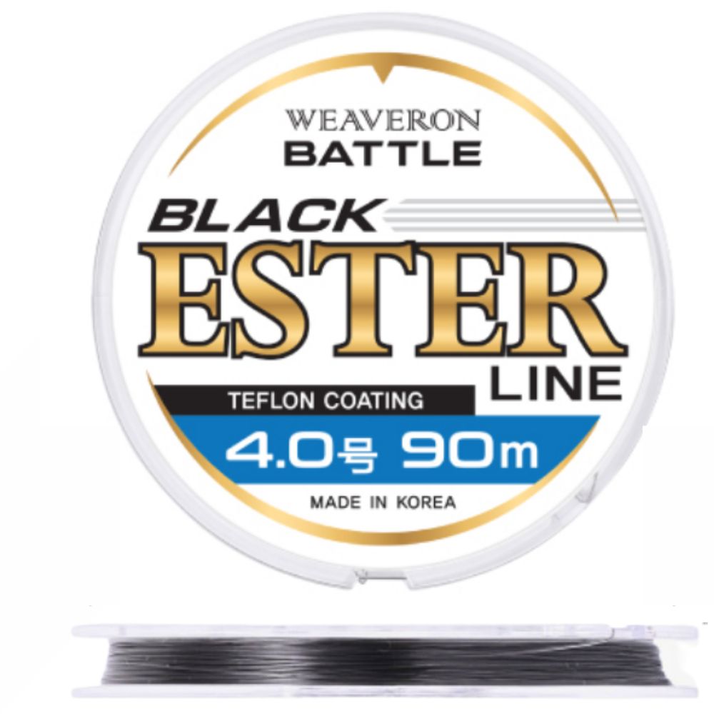 NS Black Hole Weaveron Teflon Coated Battle Black ESTER Line 90m - Image 3