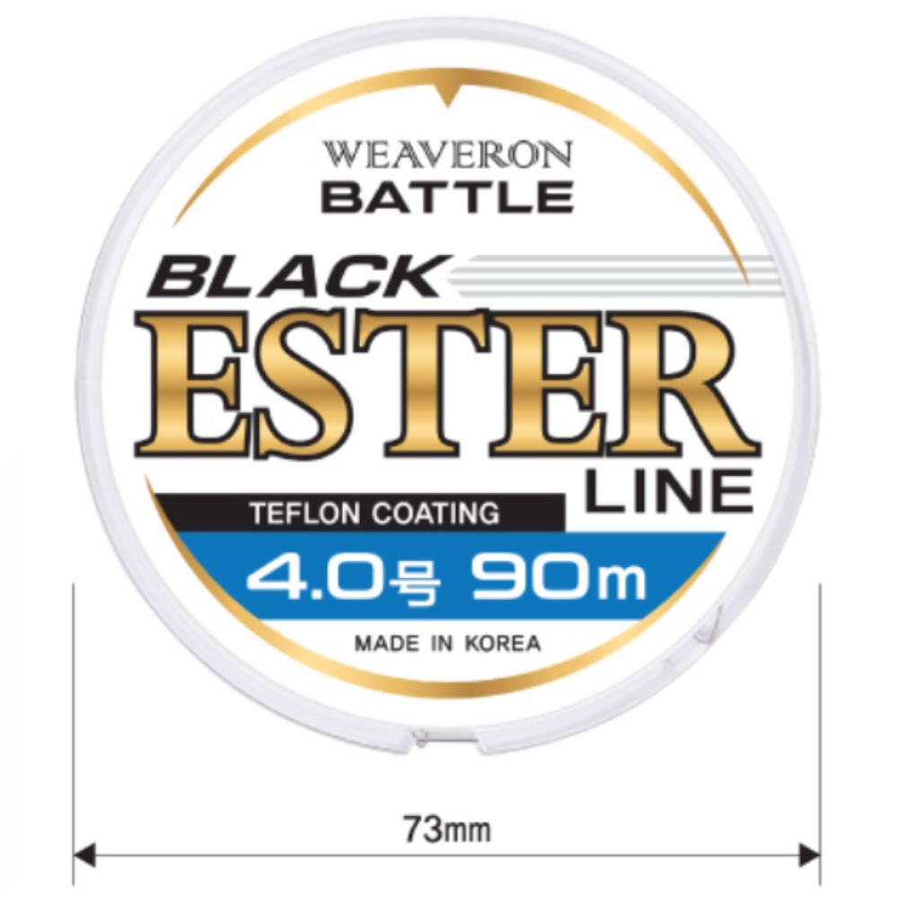 NS Black Hole Weaveron Teflon Coated Battle Black ESTER Line 90m - Image 6