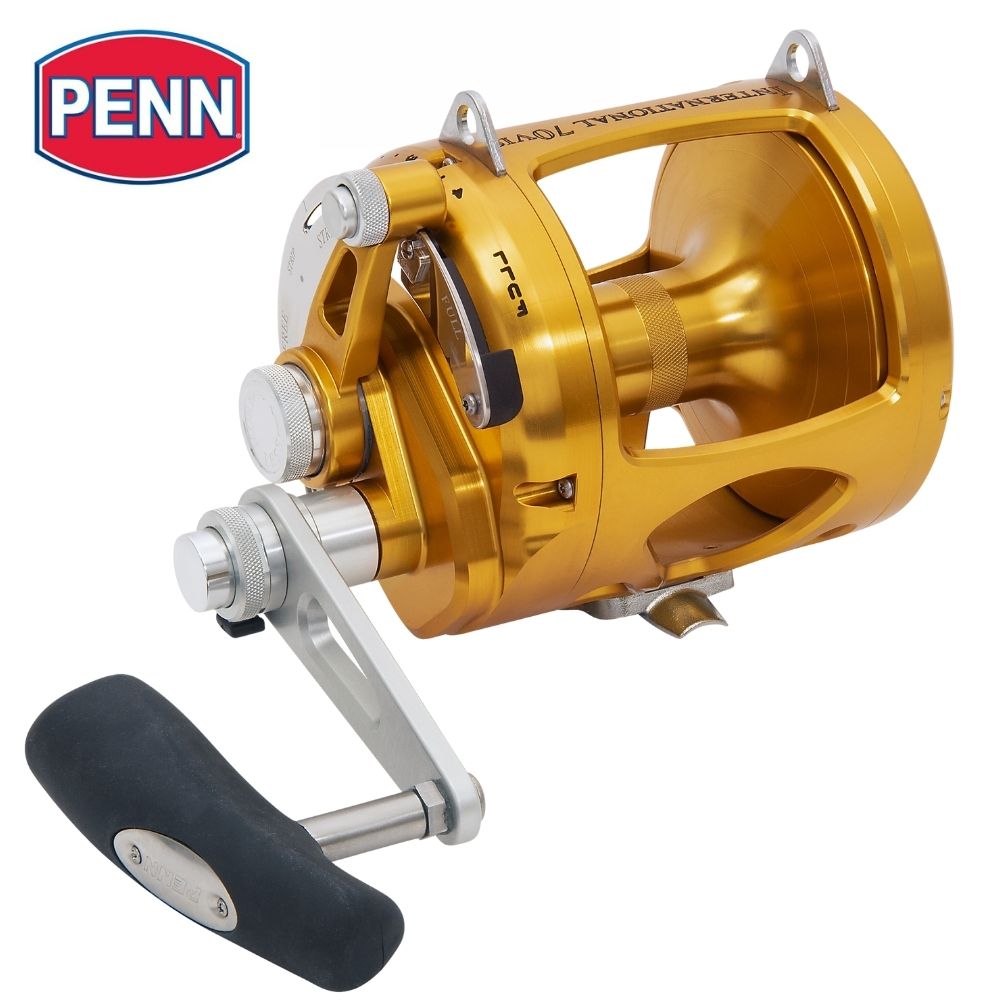 PENN Saltwater Conventional 2 Speed Reel International VI 70VISS Gold