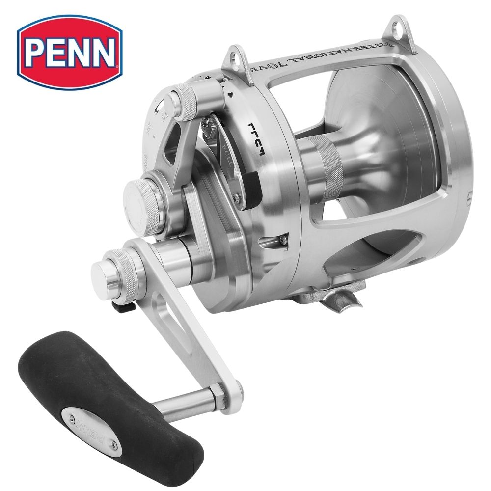 PENN Saltwater Conventional 2 Speed Reel International VI 70VISS Silver