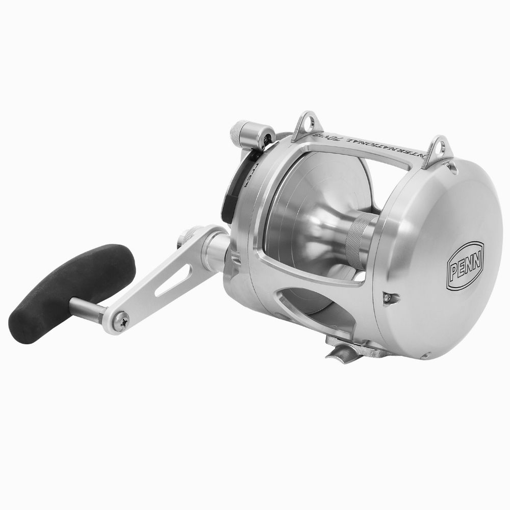 PENN Saltwater Conventional 2 Speed Reel International VI 70VISS Silver - Image 2