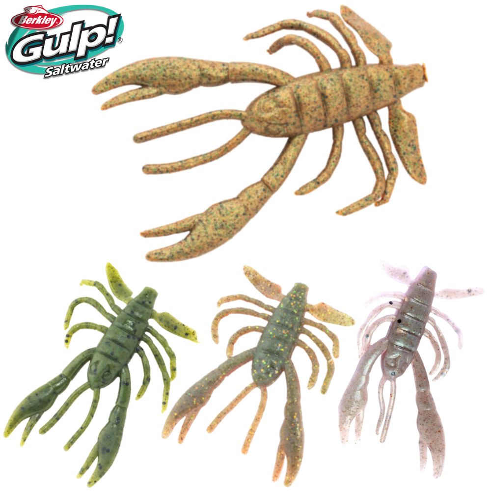BERKLEY Gulp SW Scented Soft Bait Lure CRABBY 2.5in/10pcs