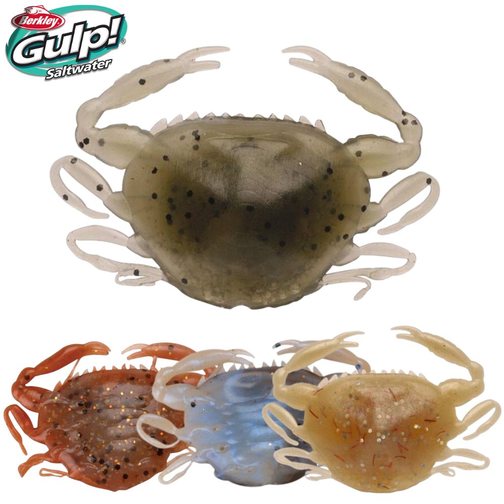 BERKLEY Gulp Scented Soft Bait Lure PEELER CRAB 2in/5pcs