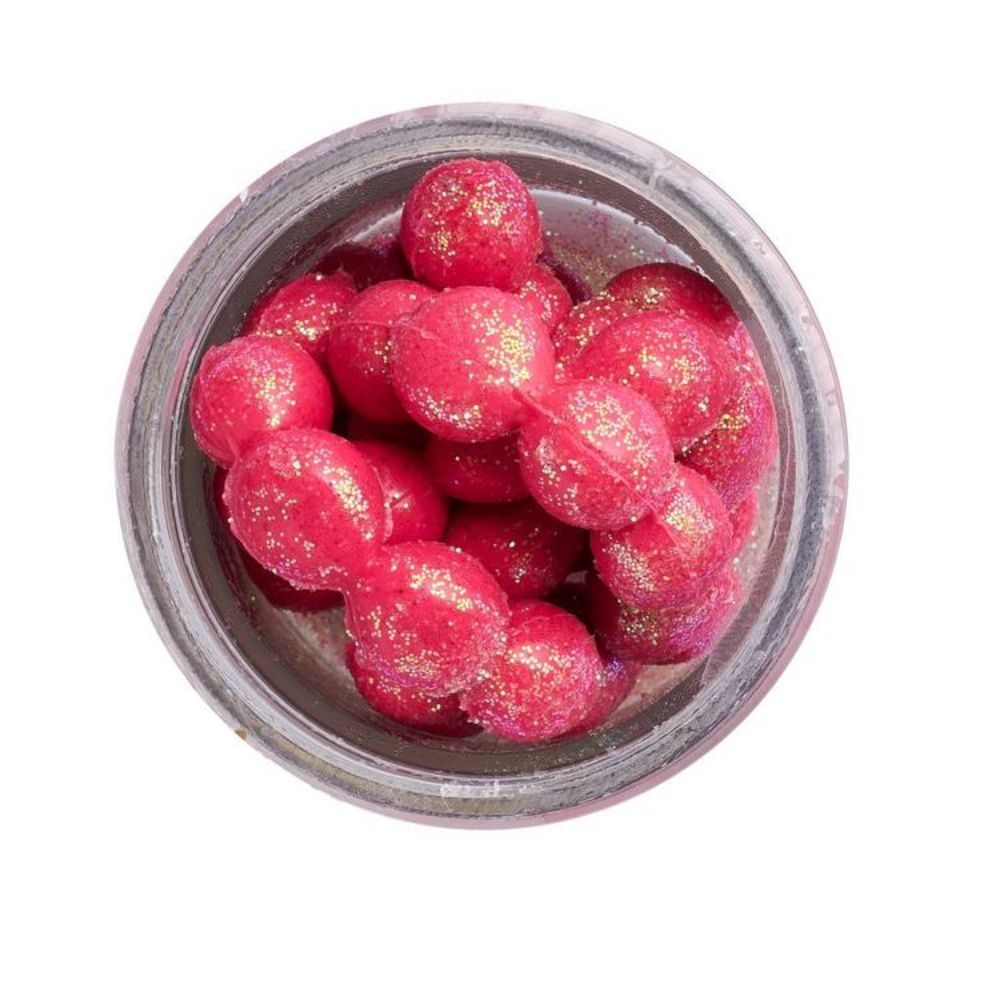 BERKLEY PowerBait Floating Magnum SPARKLE EGGS Banana Boost Pink/Scales - Image 3