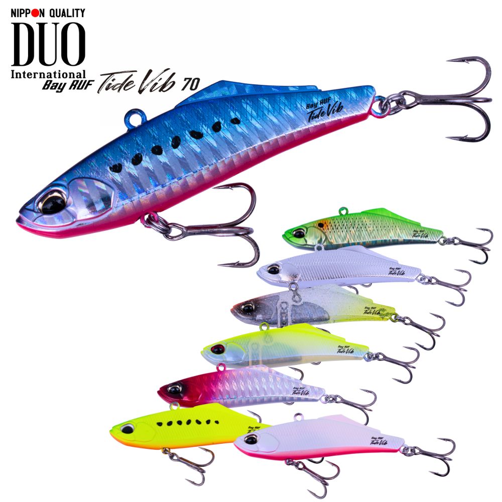 DUO Saltwater Spinning Vibration Lure Bay Ruf TIDE VIB 70