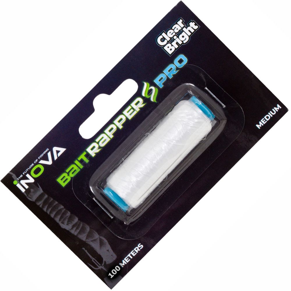 INOVA Fishing Bait Rigging Elastic Filament BAIT RAPPER 100m Clear Bright