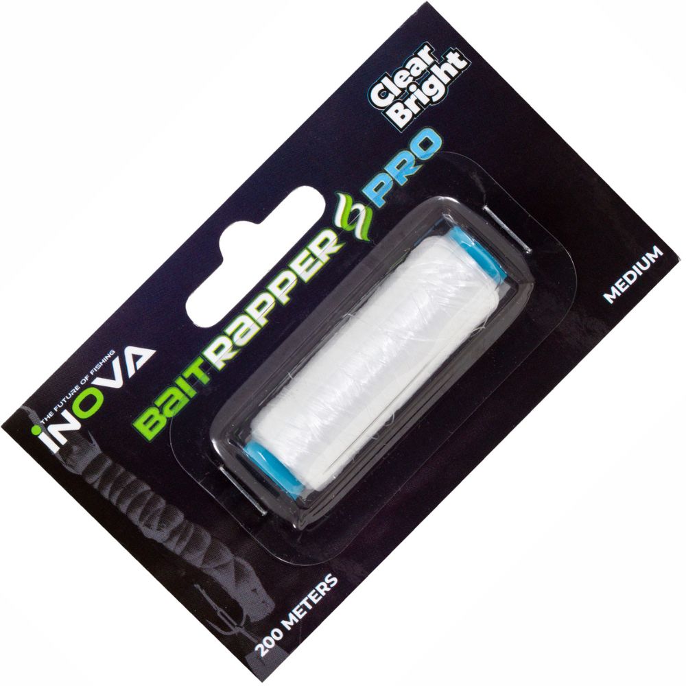 INOVA Fishing Bait Rigging Elastic Filament BAIT RAPPER 200m Clear Bright