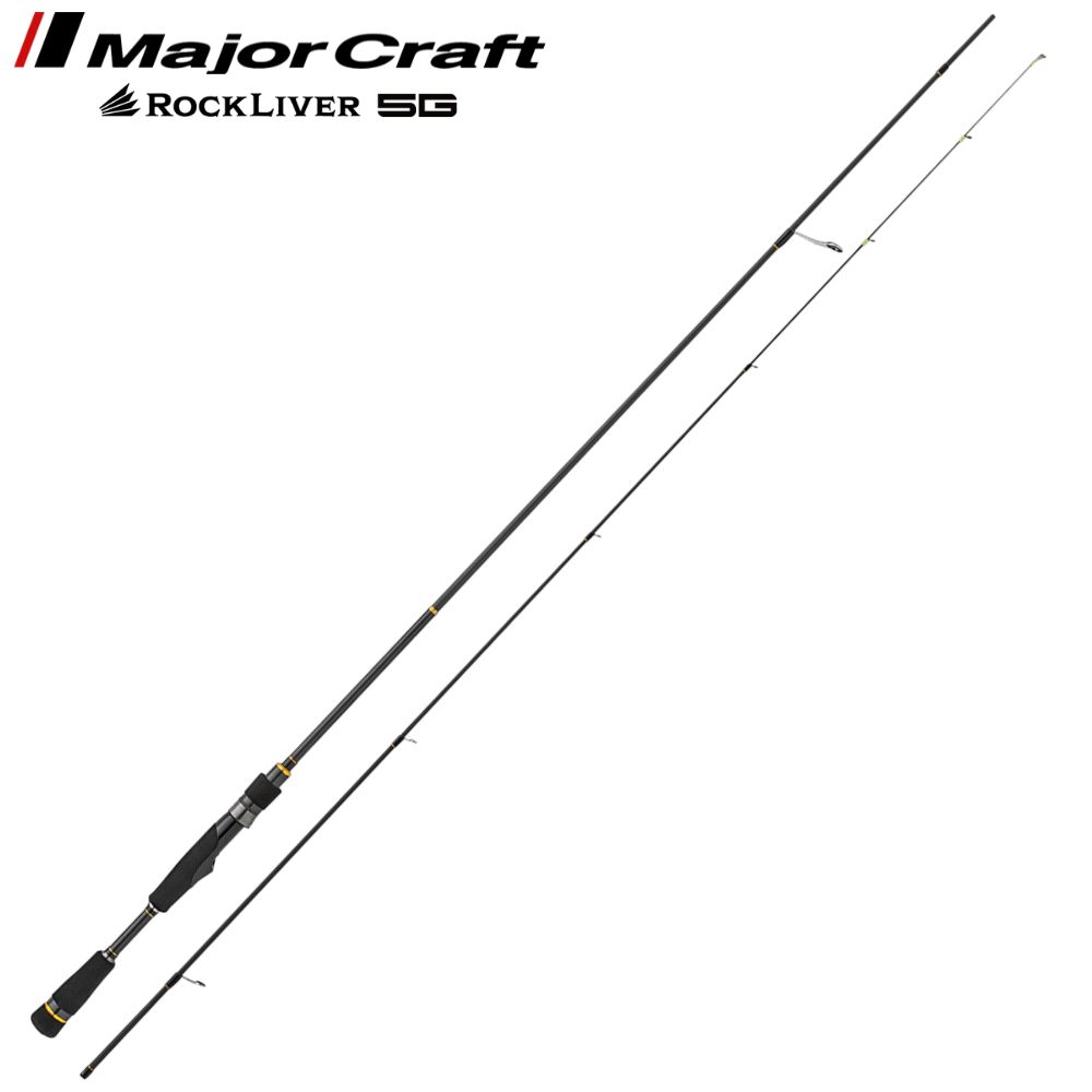MAJOR CRAFT Ultra Light Fishing Spinning Solid Tip Rod ROCK LIVER 5G RVL5-S762UL