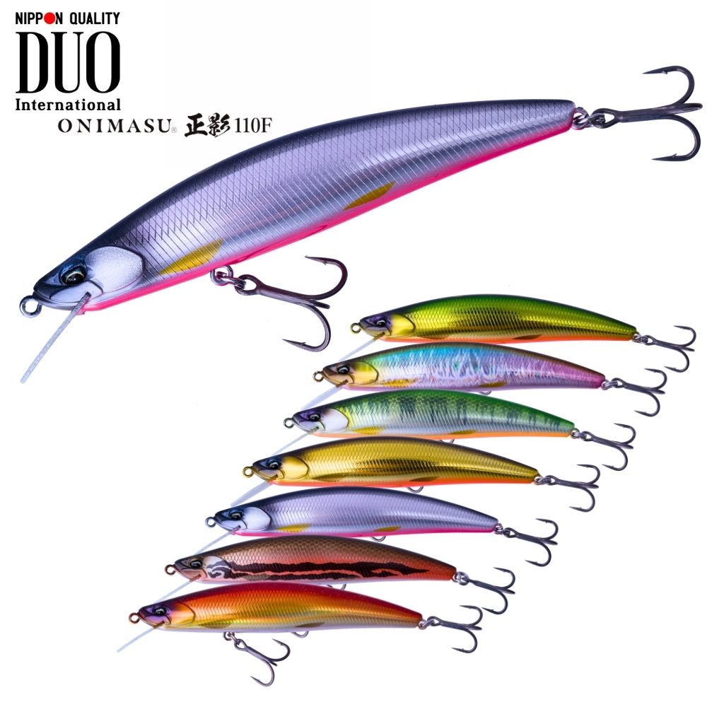 DUO Finesse Trout Fishing Floating Jerkbait Minnow Lure ONIMASU MASAKAGE 110F