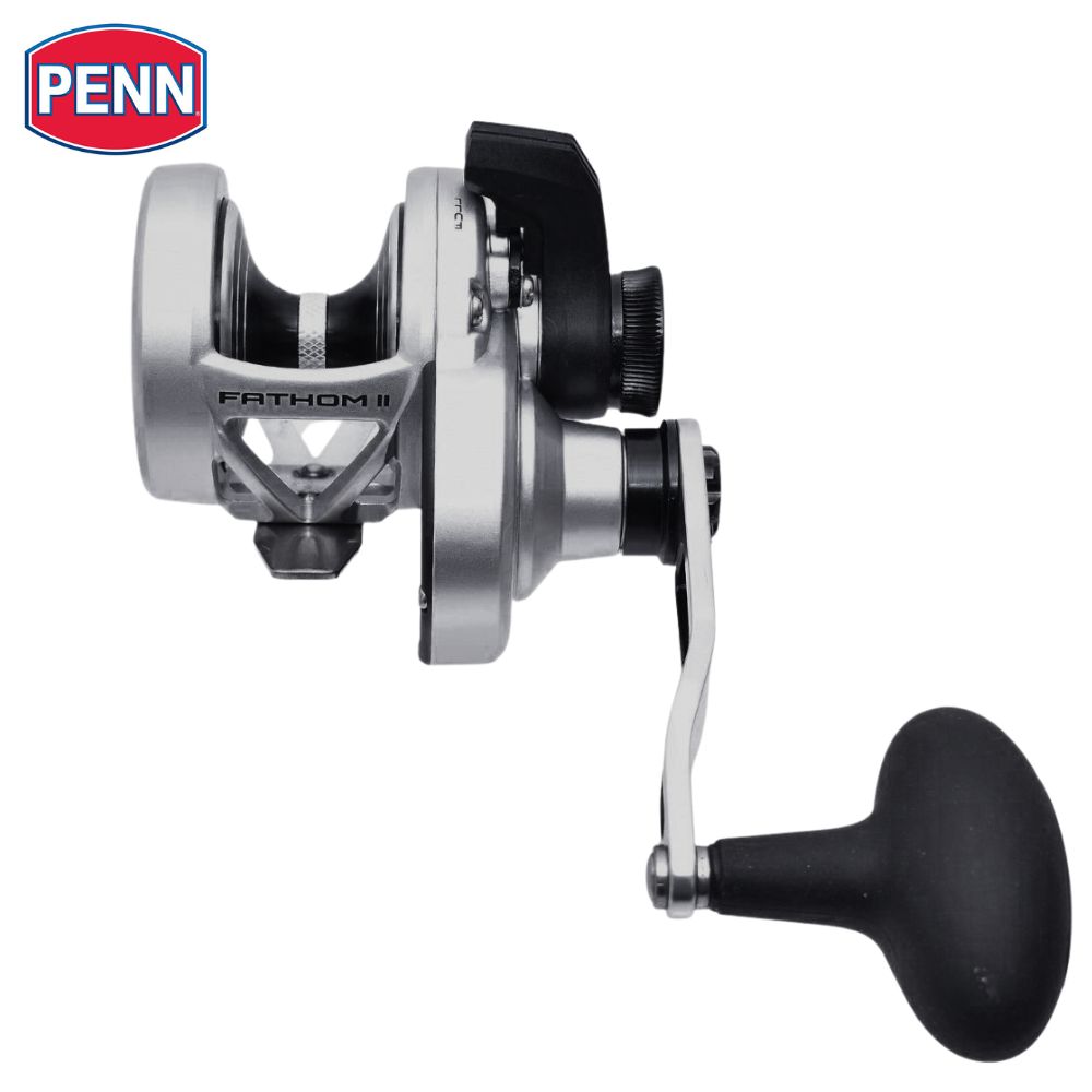 PENN Conventional One-Speed Left-Handed Reel FATHOM II LEVER DRAG
