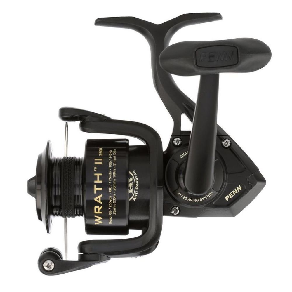PENN Fishing Lightweight Graphite Body Spinning Reel WRATH II 2500 - Image 4
