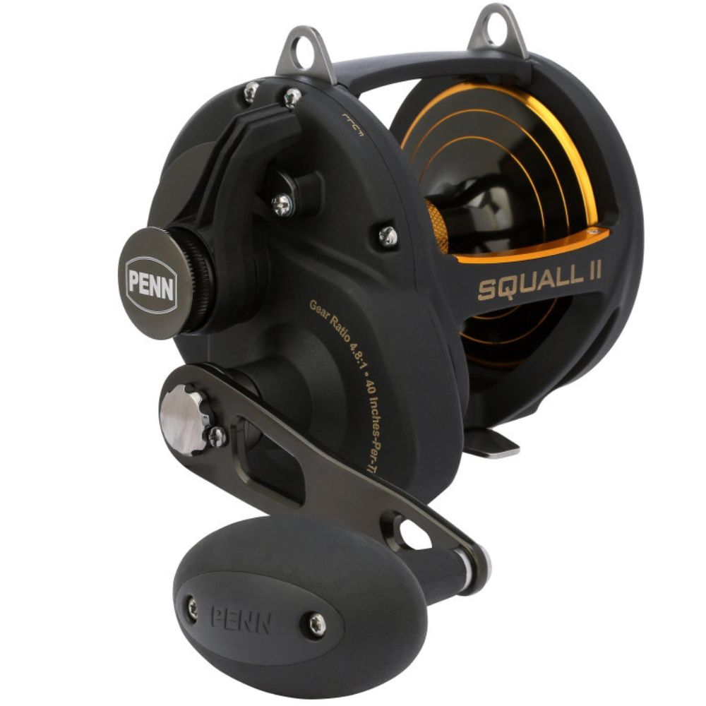 PENN Saltwater Game Fishing Conventional Lever Drag Reel SQUALL II 60LD - Image 3