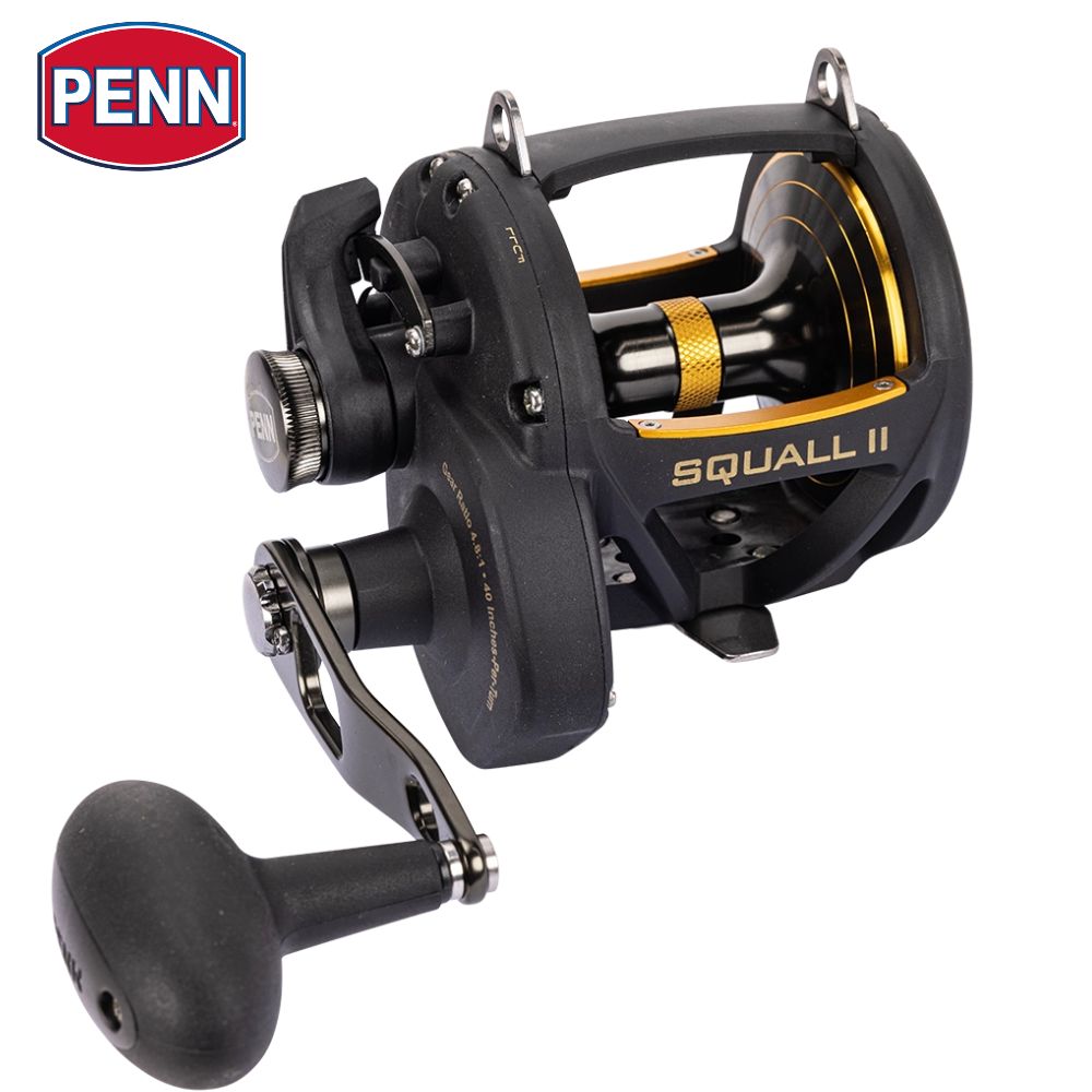 PENN Saltwater Game Fishing Conventional Lever Drag Reel SQUALL II 60LD