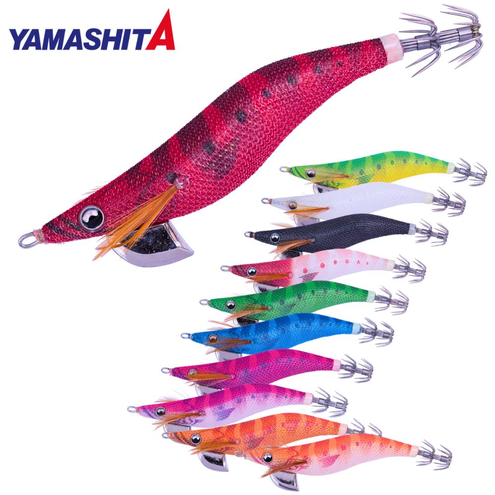 YAMASHITA Squid Fishing Glow Cloth Wrapped Lure EGI-OH F 3.0