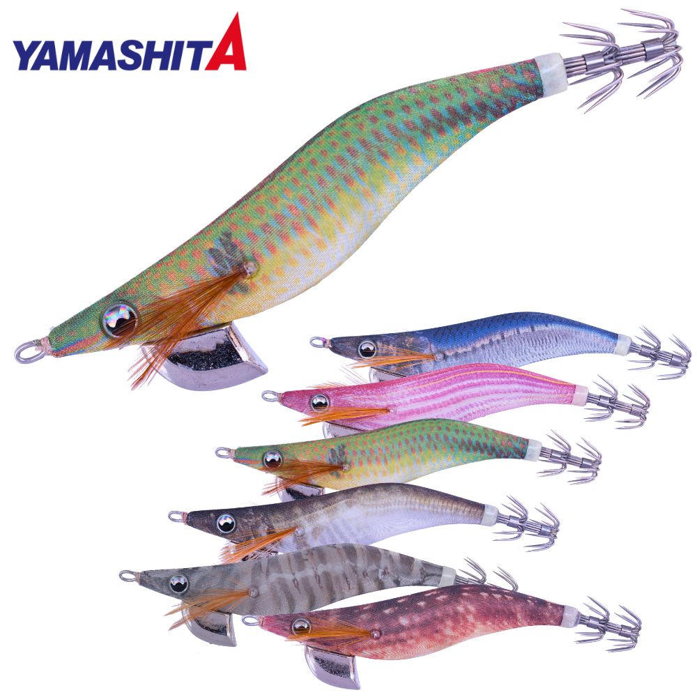 YAMASHITA Squid Fishing Glow Cloth Wrapped Lure EGI-OH F 3.0 Live Color