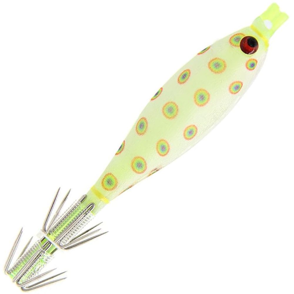 YAMASHITA Squid Fishing Clothed Soft Jig Lure OPPAI SUTTE-2 7cm F3 Keimura UV - Image 2