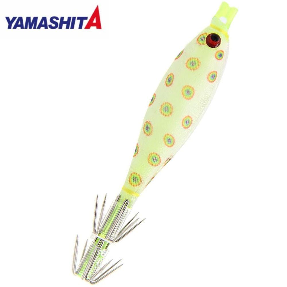YAMASHITA Squid Fishing Clothed Soft Jig Lure OPPAI SUTTE-2 7cm F3 Keimura UV