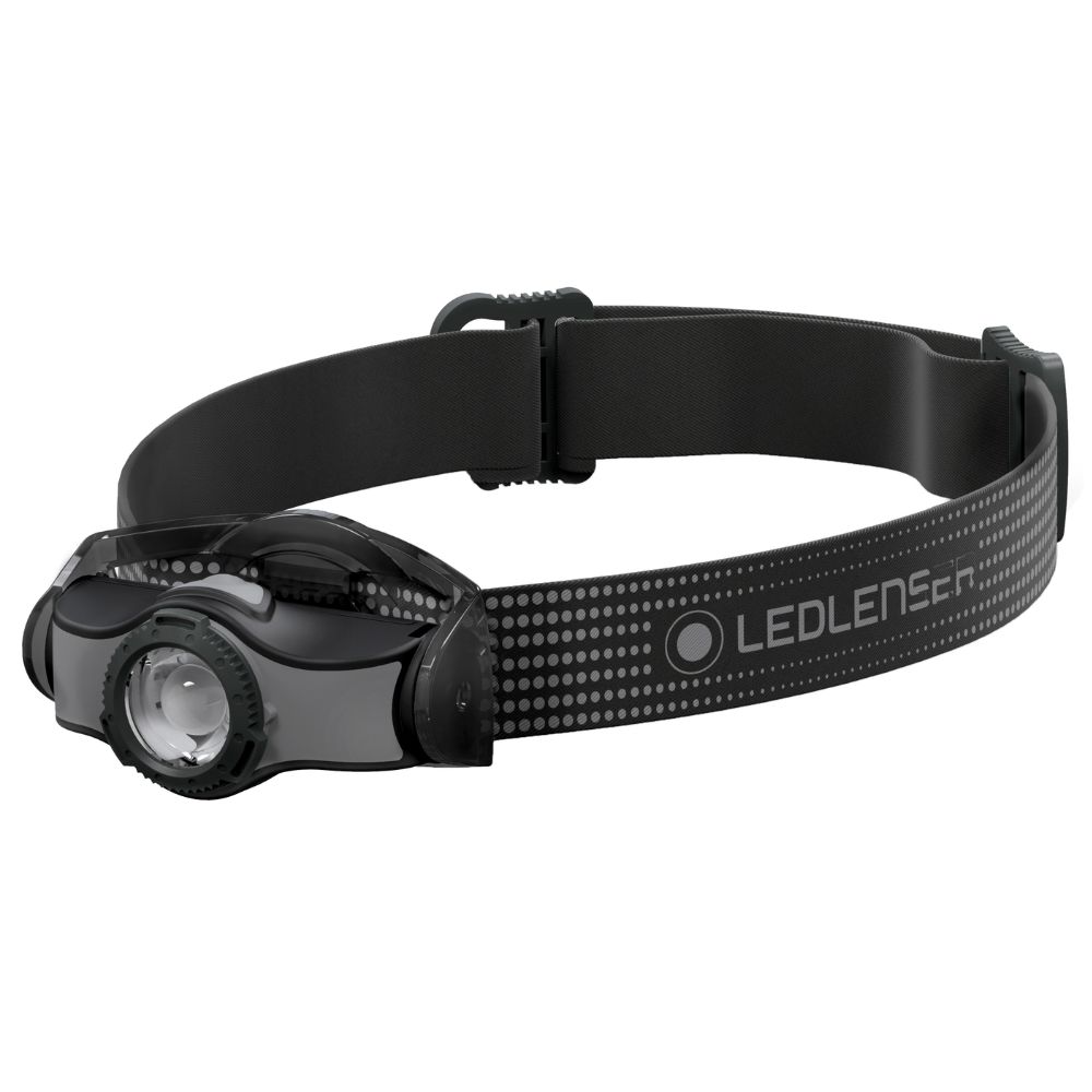 LEDLENSER Ultimate Light Weight Outdoor 200 Lumens LED Headlamp MH3 Black/Gray - Image 2