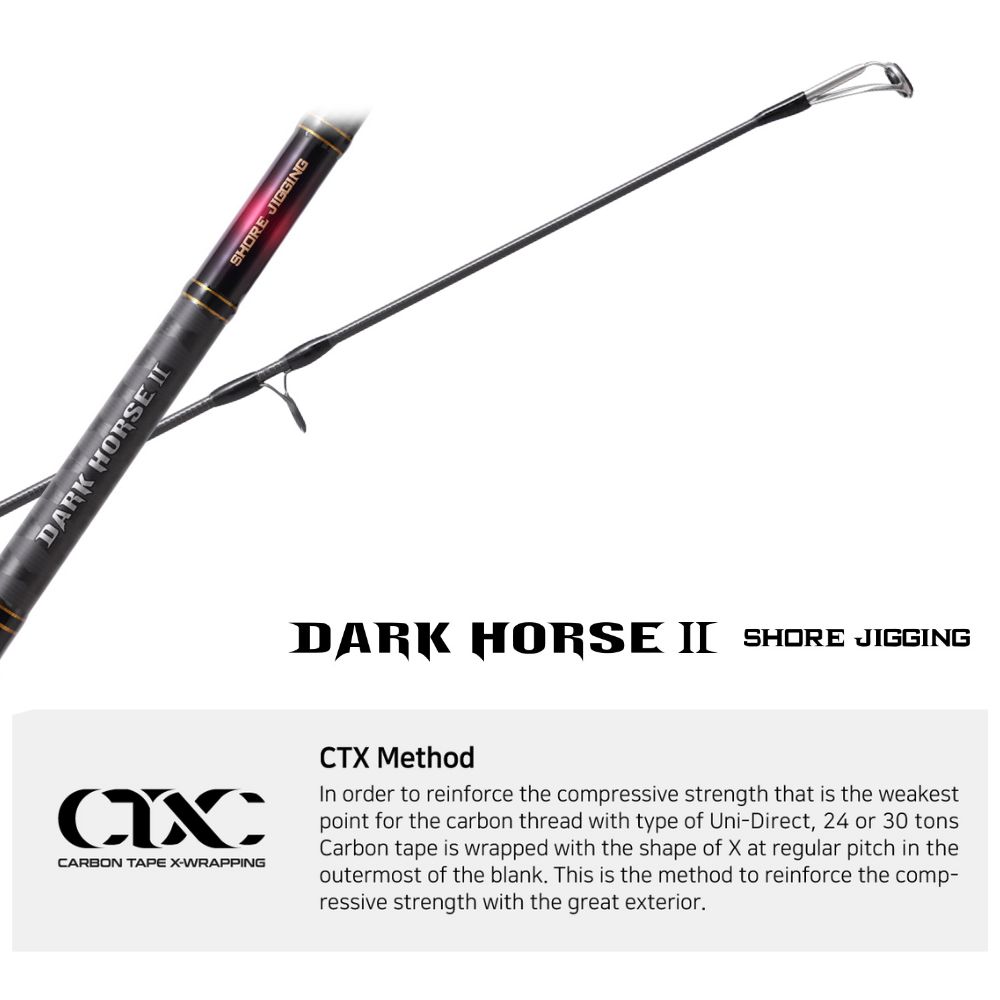 NS Black Hole Shore Jigging Rod DARK HORSE II S-1062MH - Image 9