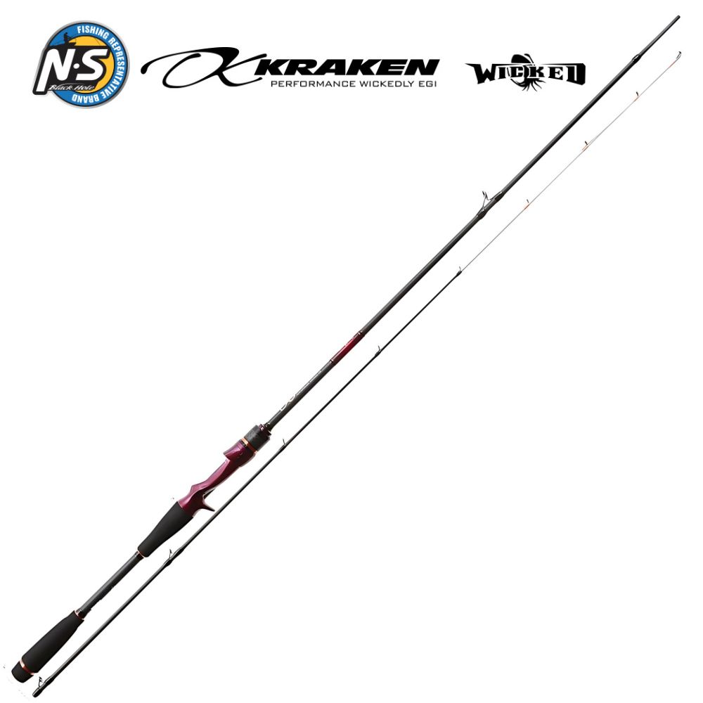 NS BLACK HOLE Squid Fishing Baitcasting Rod KRAKEN WICKED EB-682M