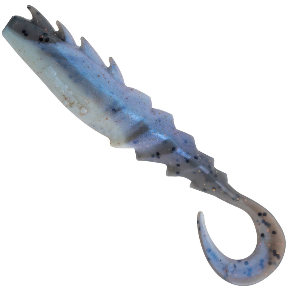 BERKLEY Gulp Scented Soft Bait Lure Saltwater NEMESIS PRAWN Curl Tail 5in/3pcs - Image 2