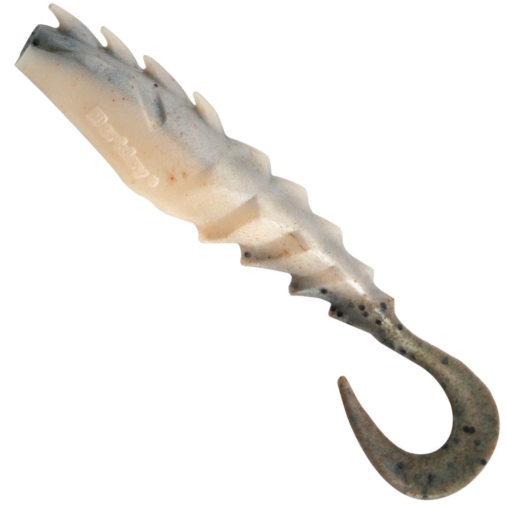 BERKLEY Gulp Scented Soft Bait Lure Saltwater NEMESIS PRAWN Curl Tail 5in/3pcs - Image 3