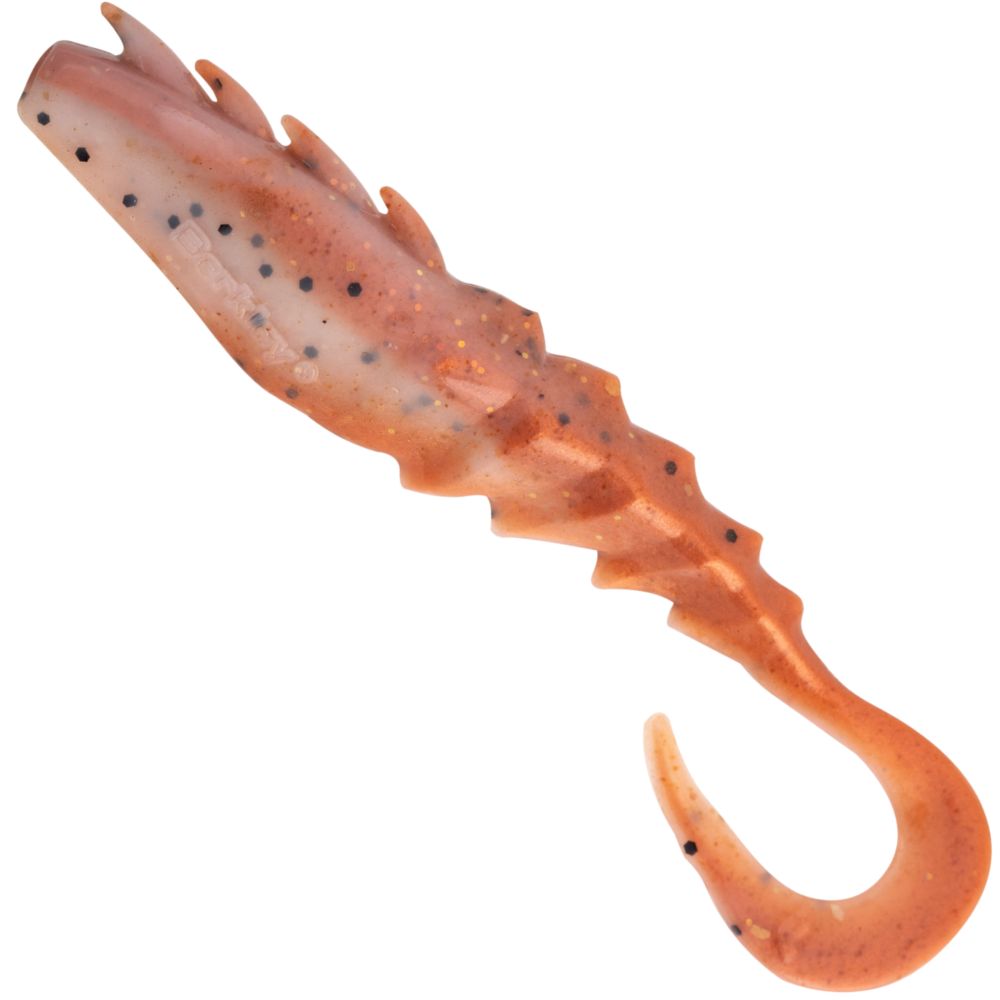 BERKLEY Gulp Scented Soft Bait Lure Saltwater NEMESIS PRAWN Curl Tail 5in/3pcs - Image 4