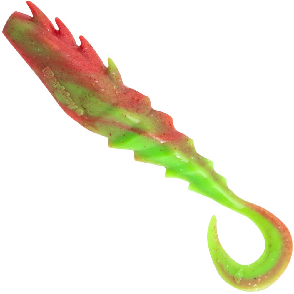 BERKLEY Gulp Scented Soft Bait Lure Saltwater NEMESIS PRAWN Curl Tail 5in/3pcs - Image 5