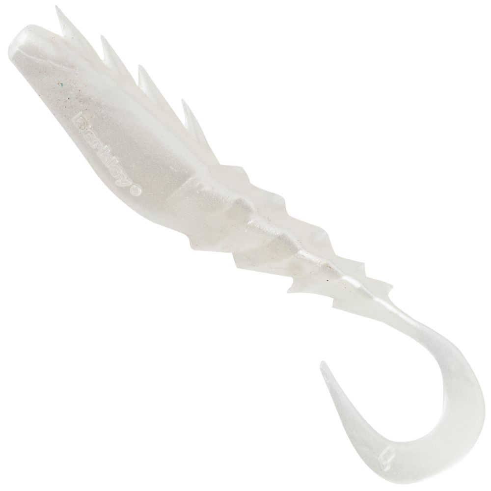 BERKLEY Gulp Scented Soft Bait Lure Saltwater NEMESIS PRAWN Curl Tail 5in/3pcs - Image 7