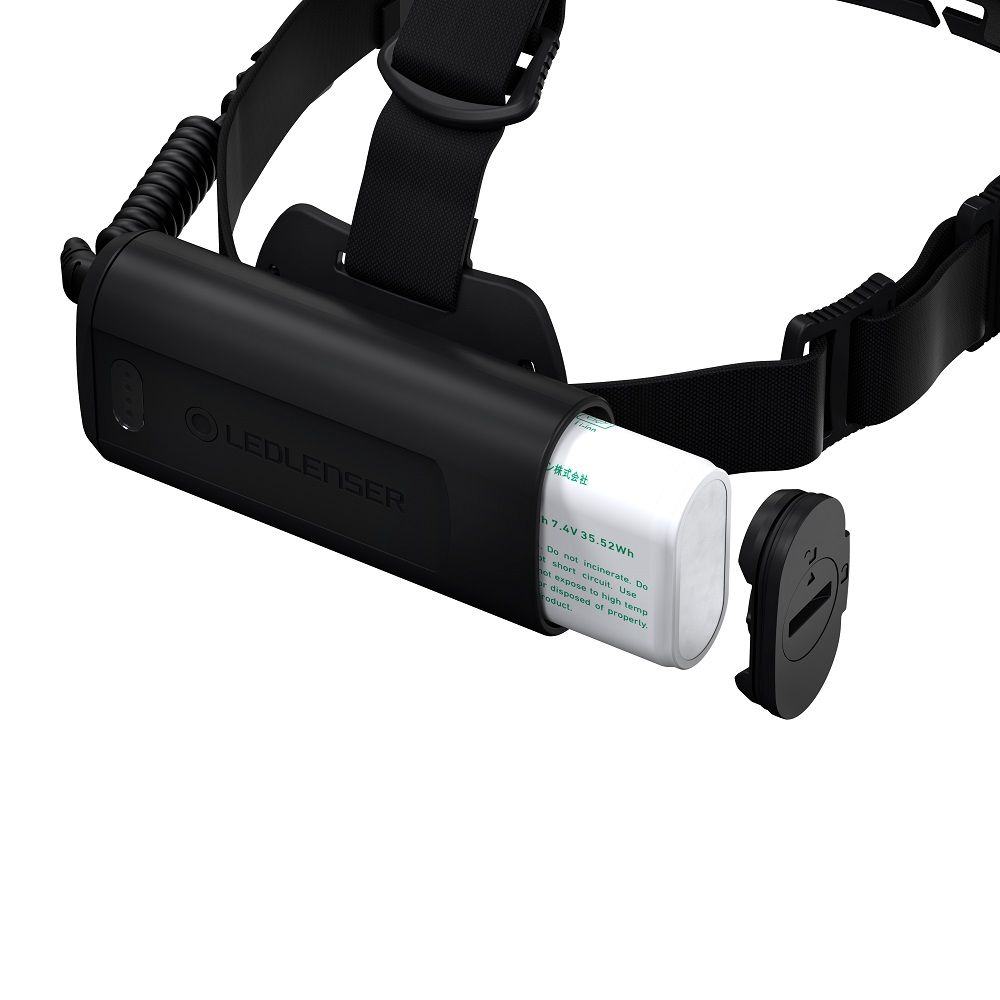 LEDLENSER Rechargeable Outdoor 3500 Lumens Headlamp H19R Core Black - Image 12