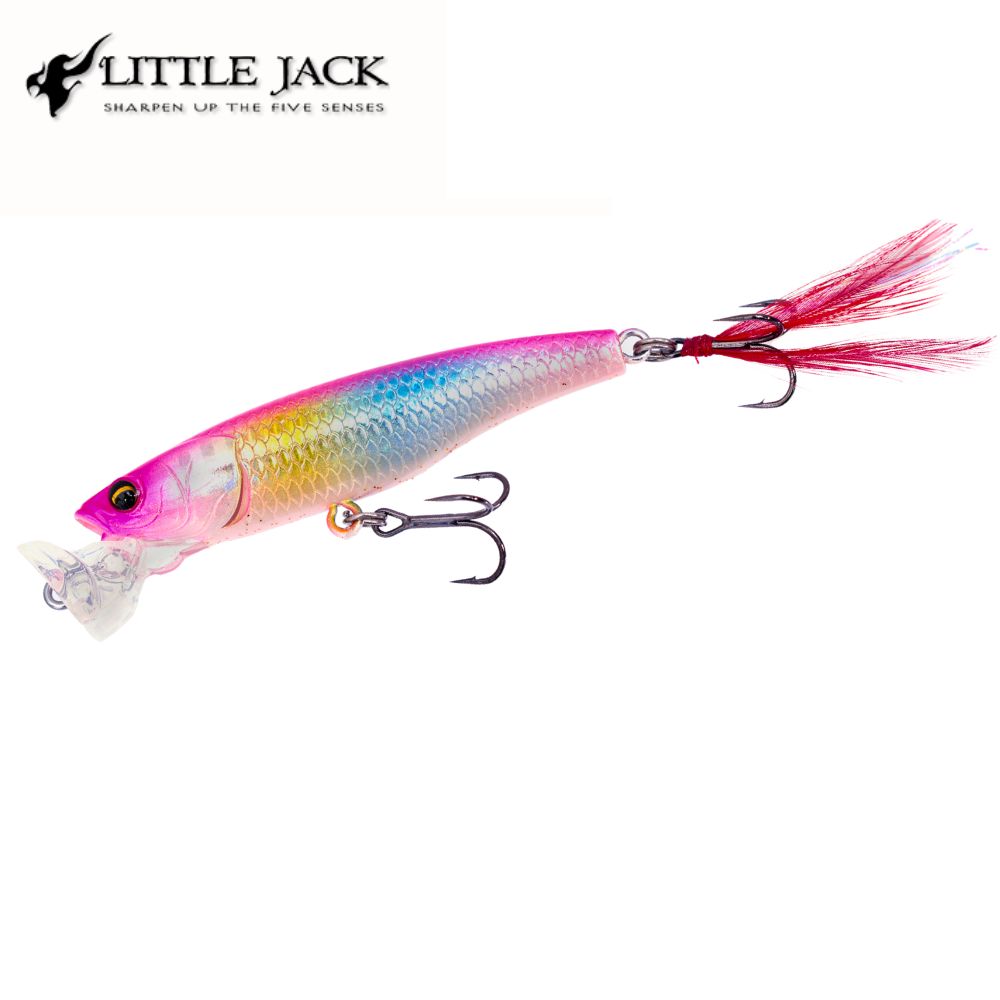 LITTLE JACK Topwater Fishing Floating Popper Lure BORASH 75mm/7g #06
