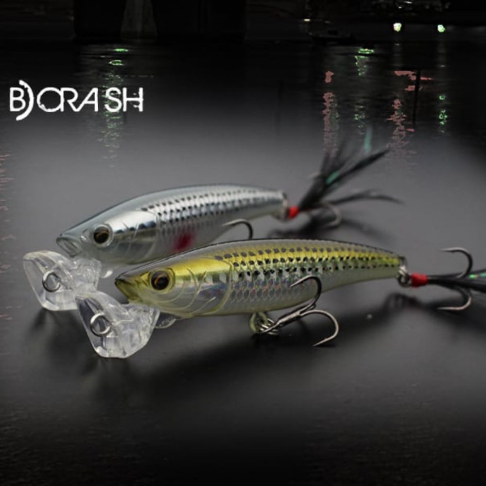 LITTLE JACK Topwater Fishing Floating Popper Lure BORASH 75mm/7g #06 - Image 3