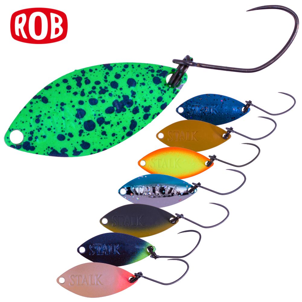 ROB Trout Fishing Metal Spoon Lure STALK 1.4g