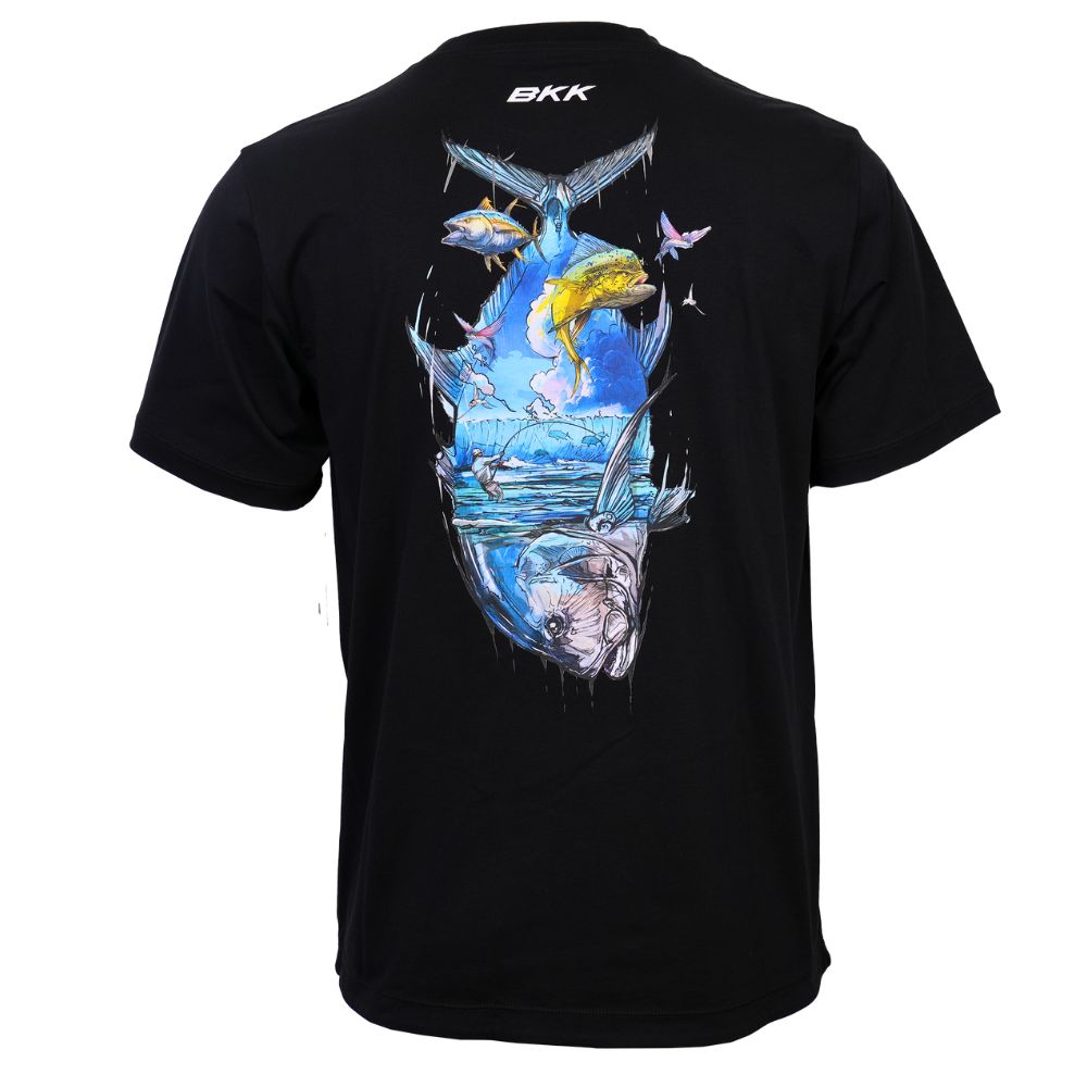 BKK Short Sleeve Casual T-Shirt BRAND VALUES GT Black - Image 3