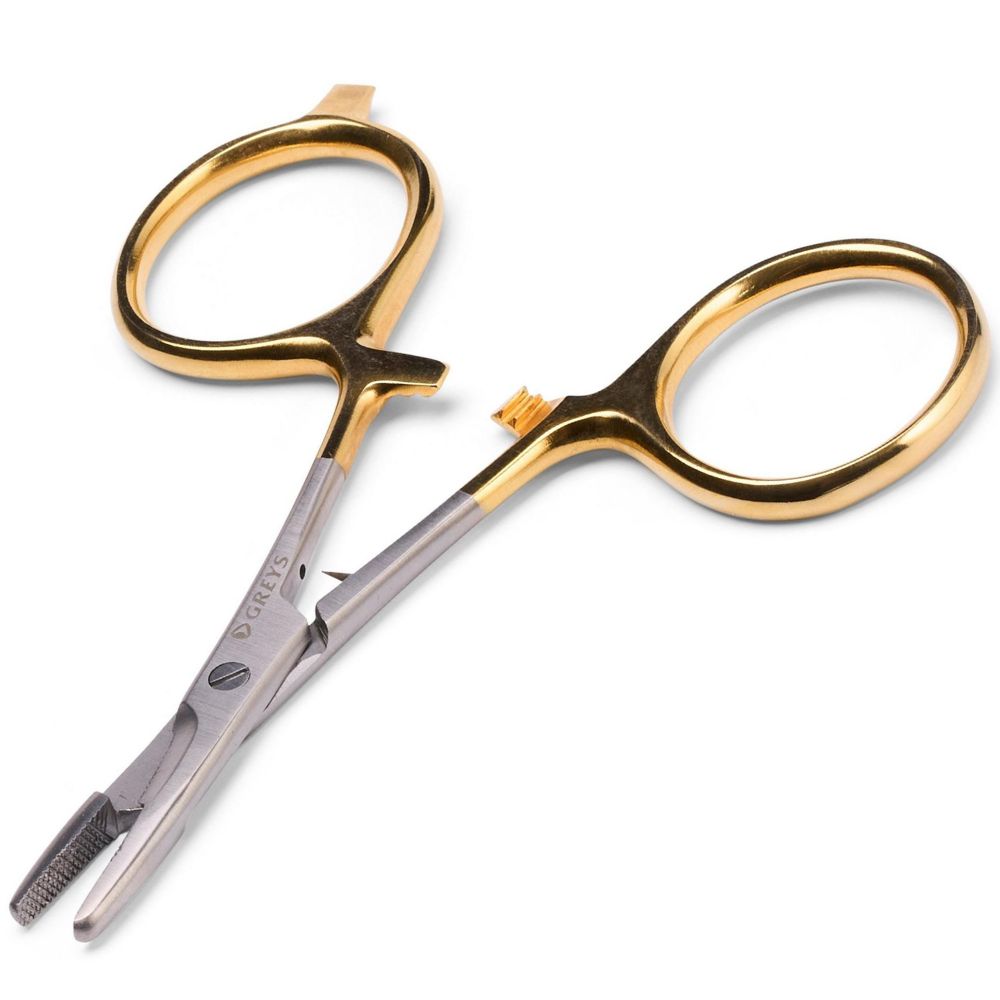 GREYS Fishing Stainless Steel Straight Scissors/Forceps 4inch