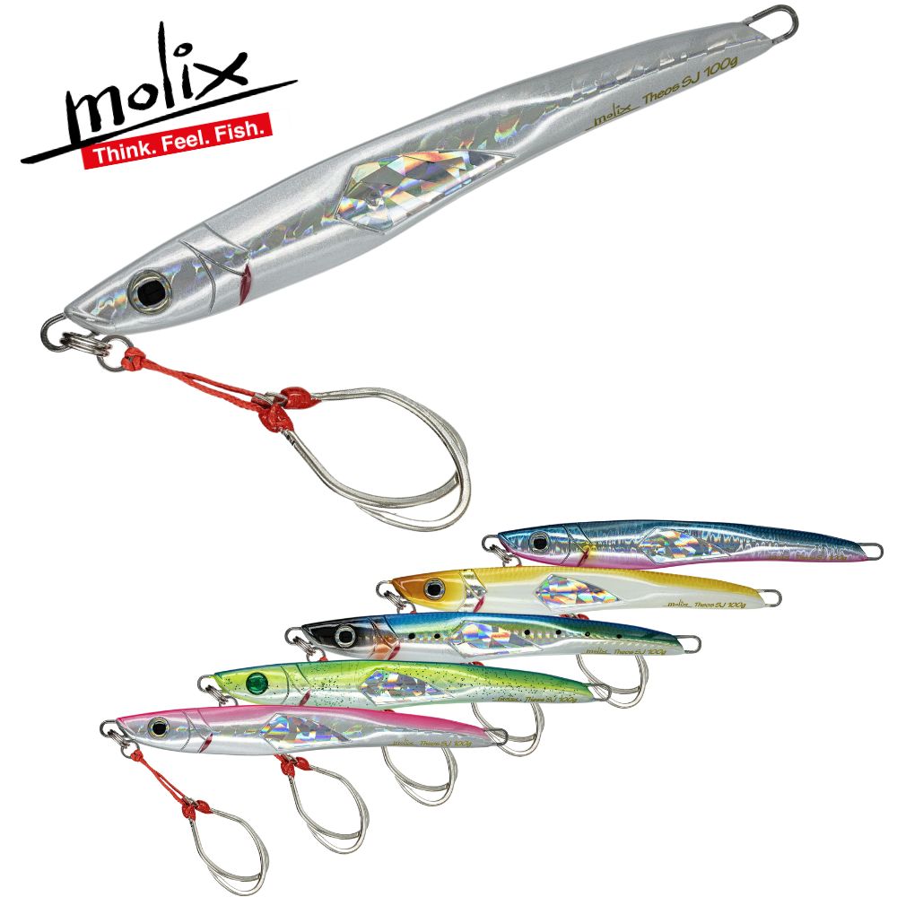 MOLIX Legendary Metal Jig Lure THEOS SHORE JIGGING 80g
